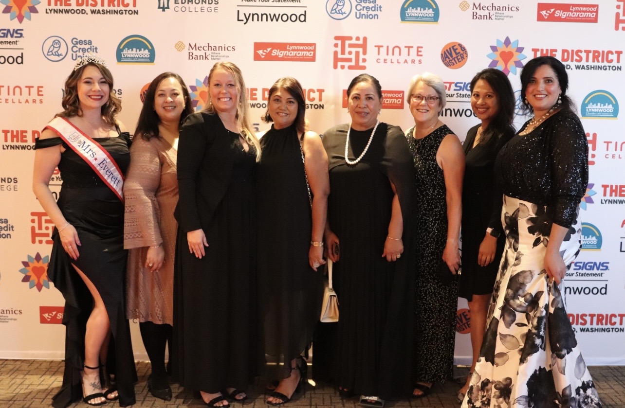 A few of The Circle women together at the Lynnwood awards gala